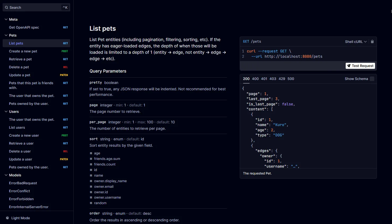 Scalar OpenAPI UI